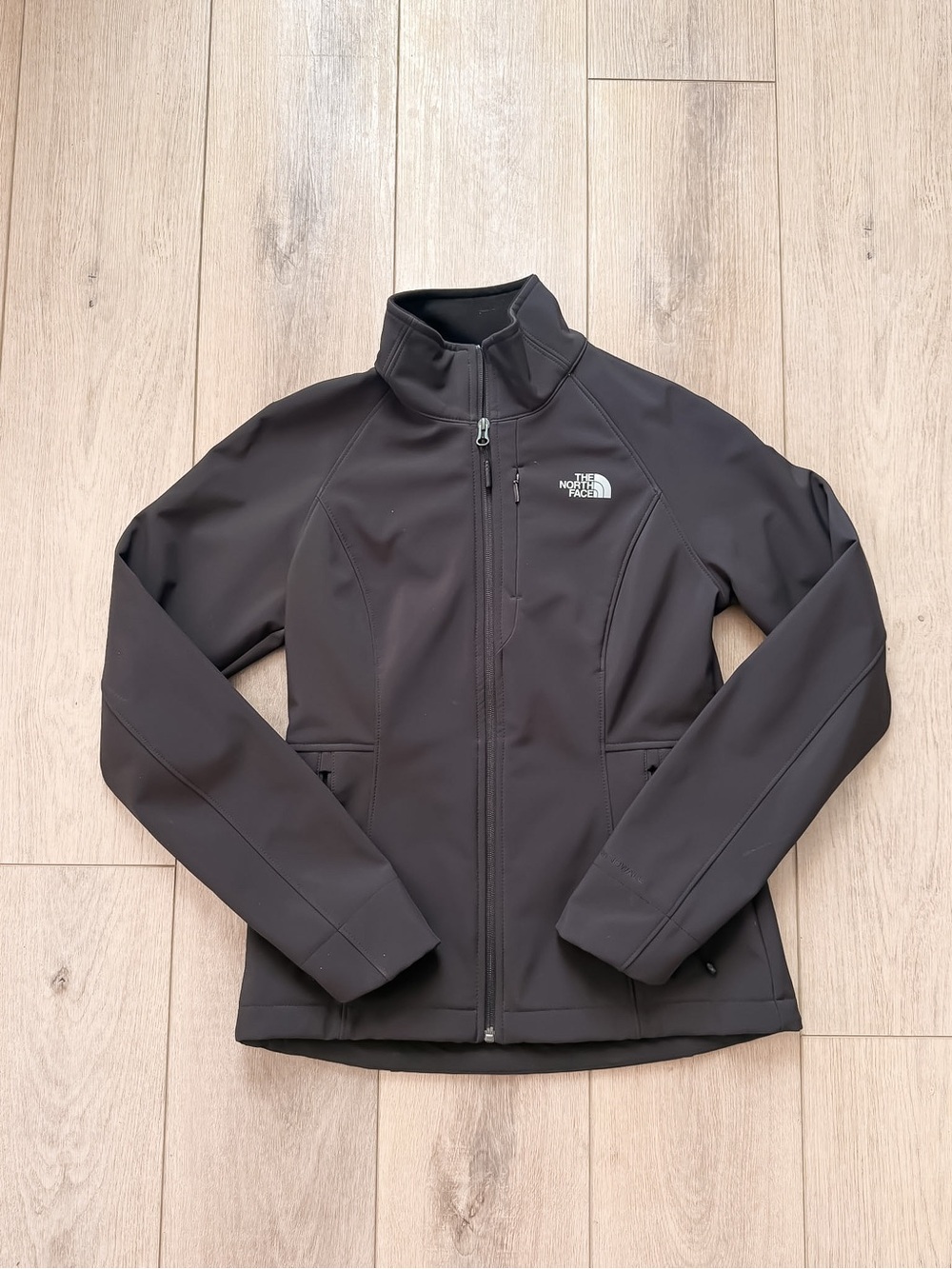 THE NORTH FACE WOMENS APEX BARRIER SOFT SHELL JACKET BLACK SIZE MEDIUM